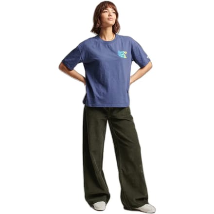 Gestreept dames-T-shirt Superdry Vintage Cali