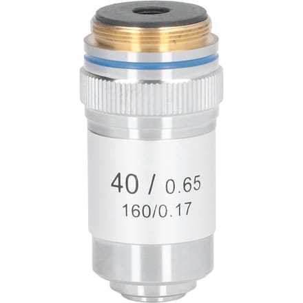 Achromatisch Microscoopobjectief 40X Hoge Vergroting 20,2 mm Interface Standaard RMS Zilver