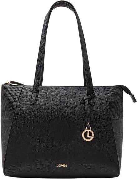 L.CREDI Marlies Shopper Black Zwart