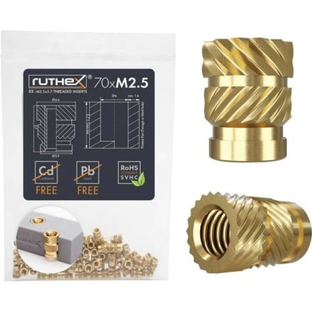 ruthex Schroefdraadinzet RX-M2,5x5.7 GE-M25x57-001