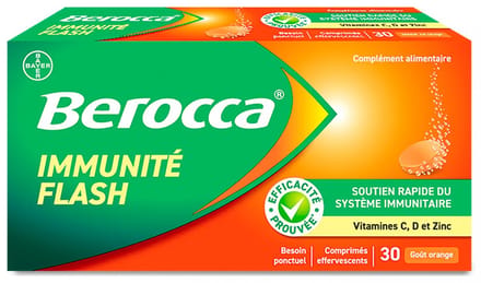 Berocca Immunity Flash Sinaasappelsmaak 30 Bruistabletten