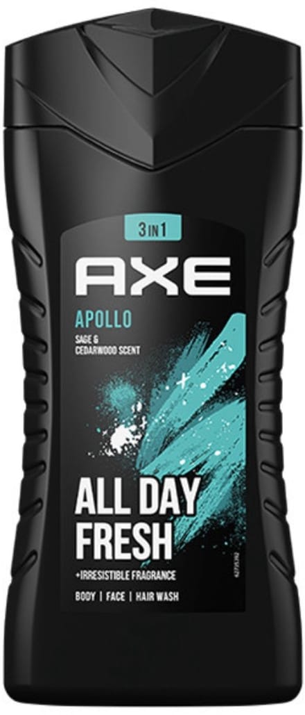 Axe - 3-in-1 Douchegel - Apollo - Sage & Cedarwood - 250 ml