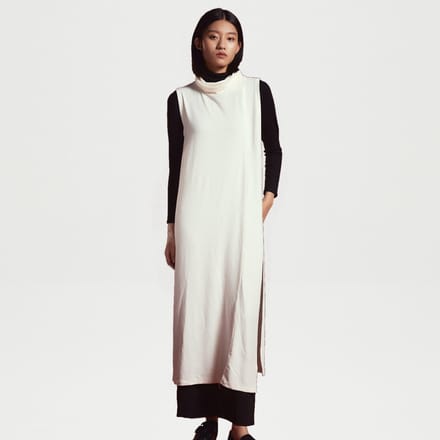 Lichte asymmetrische poncho