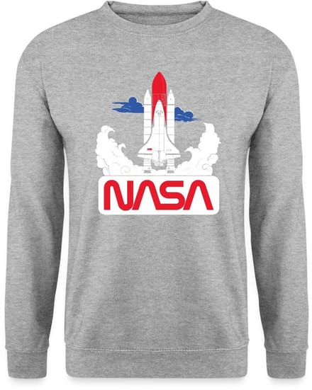 NASA Space Shuttle 3 Sweater Heren