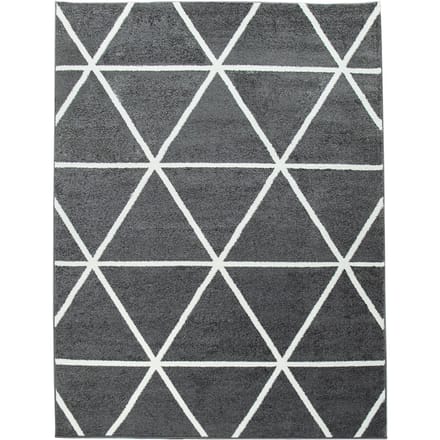 Modern tapijt Bella antraciet 60x100 cm