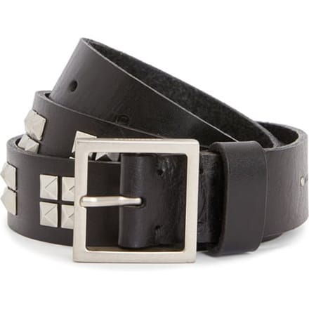 AllSaints Alexia Stud Belt Black/dull Nickel Taglia: XL | Cinture Outlet | Donna | Nero