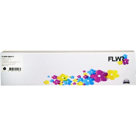 FLWR - Toners / Oki 44574702 / zwart / Geschikt voor Oki