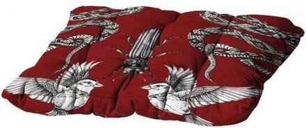 Madison Toscane zitkussen 46x46 cm Aloa red