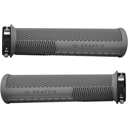 Peaty´s Monarch Knurl Thin Handvatten Grijs 138 mm