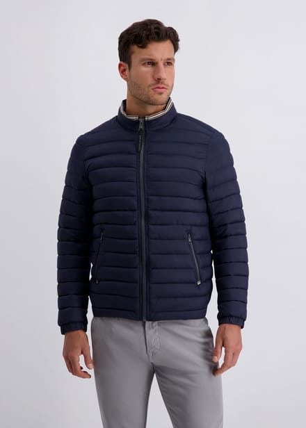 pierre cardin gewatteerde blousonjas met moderne pasvorm