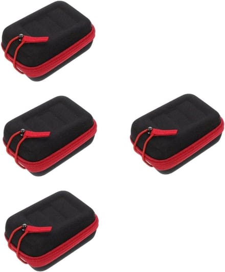Rangefinder Opbergtas - Meetzoeker Koffer - Golf Bescherming - Waterdicht Compact Ontwerp - 4 Stuks 12.5cm - Zwart