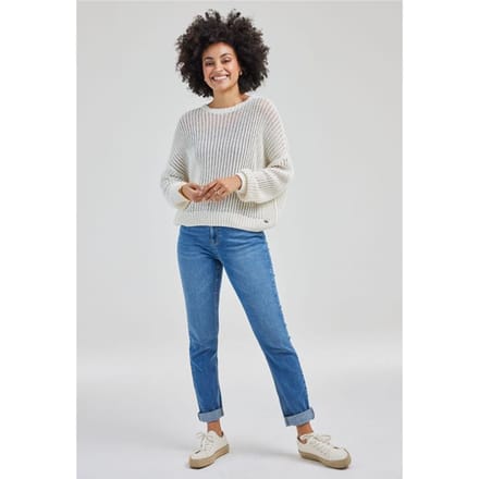 DIDI Dames Denim pants Liv slim fit Denim mid blue maat 48