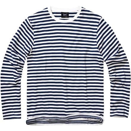Brandit - Jersey Stripe Longsleeve shirt - 3XL - Blauw/Wit
