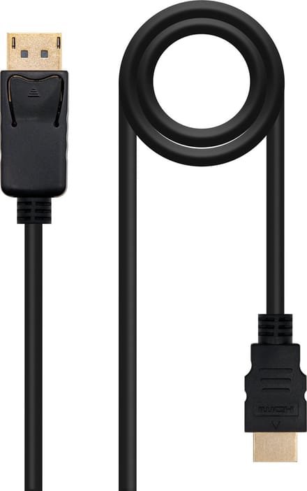 Nanocable 10.15.4310 video kabel adapter 10 m DisplayPort HDMI Zwart