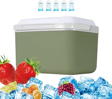 Geïsoleerde Koelbox - Lunchbox Outdoor - Dranken Koel Houden - Robuust Ontwerp - 5 Liter - Wit
