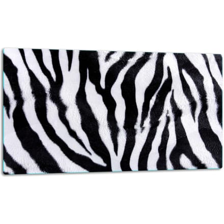 TMK ArtDeko - Snijplank - Glas - 52x30cm - Zwart Wit Motief