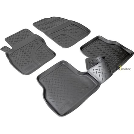 NORM Liners | Tapis De Sol En Caoutchouc TPE Toutes Saisones Pour Ford Focus 2 2005-2010 noir