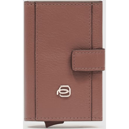 Creditcardhouder Man Piquadro PP5649W92R-MBE Bruine beige
