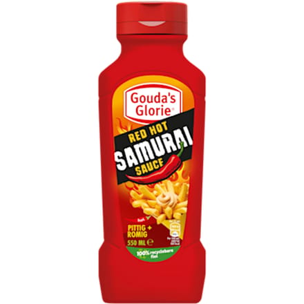 Gouda’s Glorie Red Hot Samurai Sauce (550ml)