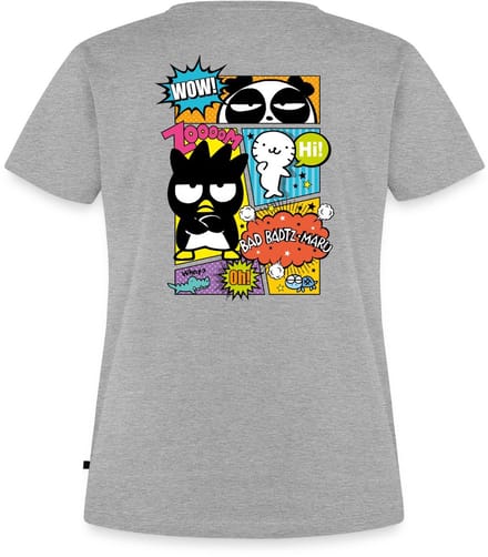 Bad Badtz-Maru Met Vrienden In Comicstijl Premium T Shirt Dames