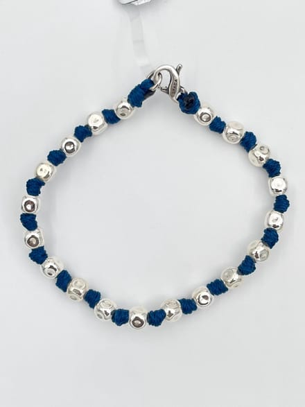 Spadarella Gioielli - SPBR349- Armband - 925 Zilver - 6mm - Tropical blue 816 - 19 Cm
