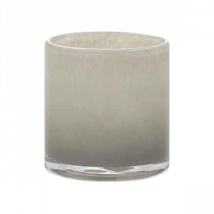 Saga Windlicht Mourning Dove Large | Lichtgrijs / Beige | Glas