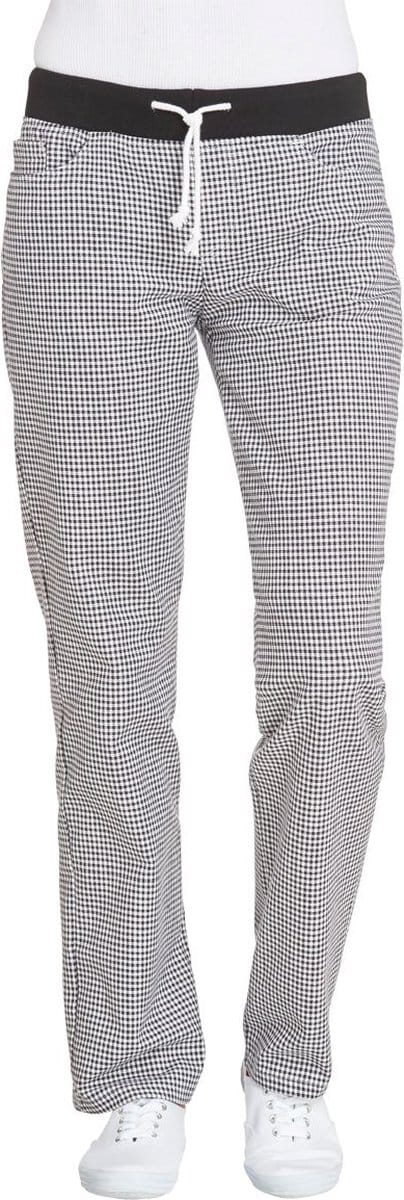Leiber Dameskookbroek 08/7221/25 zwart/wit