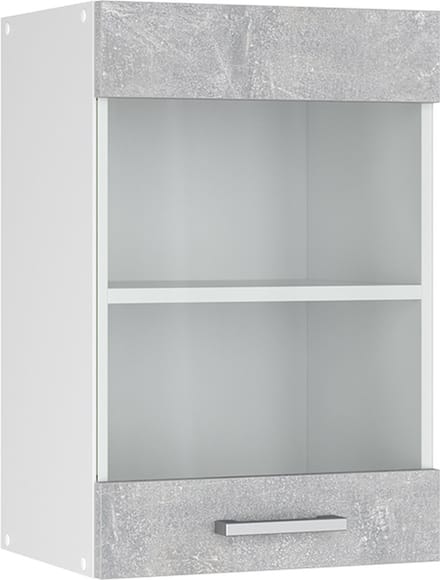 Vicco R-Line Glazen keukenkast – 40 cm Beton