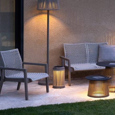 Les Jardins Vloerlamp Rop&Strip hoogte 40 cm, 3.000 K, 500 lm
