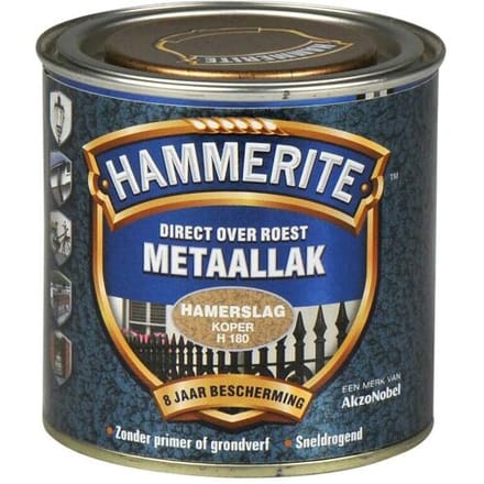 Hammerite Metaallak Direct over Roest Hamerslag - H180 Koper