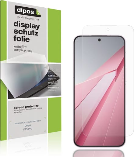 dipos – 4x Matte Beschermfolie geschikt voor Oppo K15 Pro | Krasbestendige & antireflecterende Screenprotector Ultra-Thin