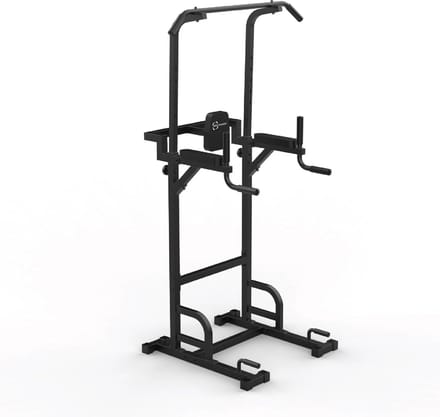 Power tower - zwart - 160-224 cm - 200 kg draagvermogen