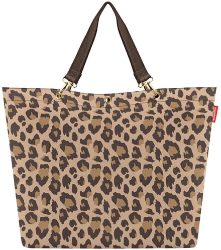 Reisenthel Shopper XL Strandtas Shopper - 35L - Leo Macchiato Bruin