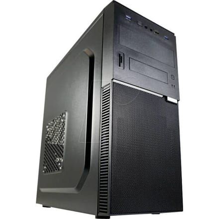 LC Power 7041B - mid tower - ATX - Case - Tower - Zwart