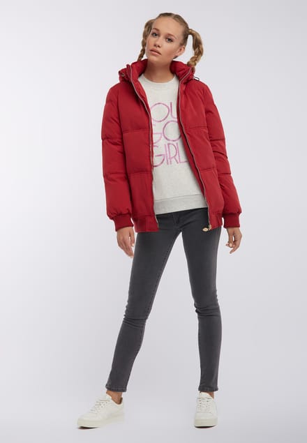 Mymo Blouson Dames donkerrood