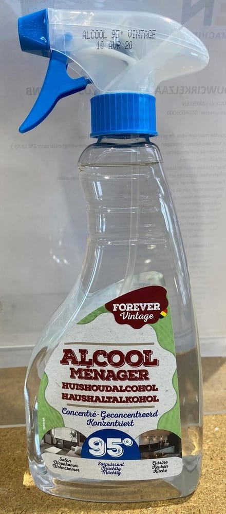 ontsmettings / huishoudalcohol 95° (6x 500ml)