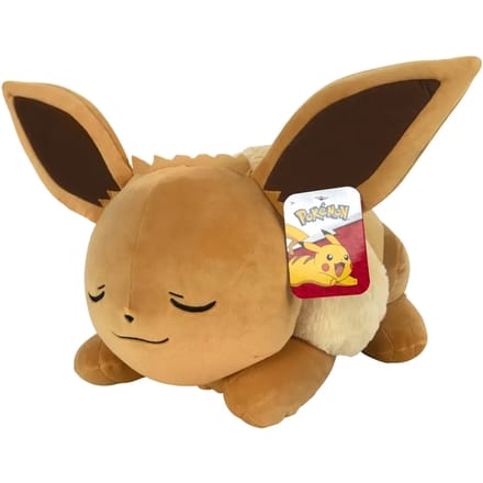 Wicked Cool Toys WCT Pokémon Pillow Buddy-Sleeping Eevee 46CM (Diversen) Nieuw