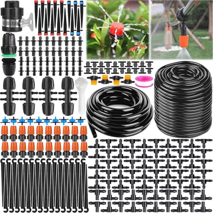 Compleet Micro Irrigatiesysteem voor Tuin en Kas - 275 Stuks