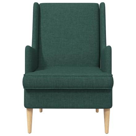vidaXL - Fauteuil - Donkergroen - Stof
