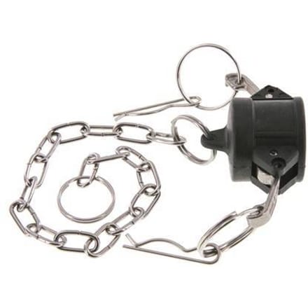 Camlock DN 20 (3/4'') Koppeling PolypropyleenEnd Cap Type DC MIL-C-27487
