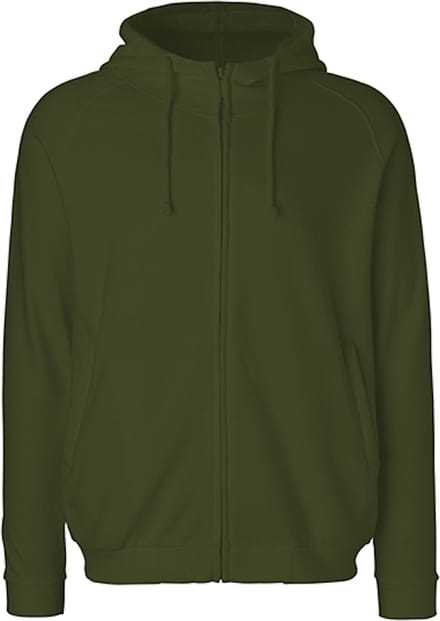 Neutral Unisex Hoodie With Hidden Zip NE63401 - MILITARY - M