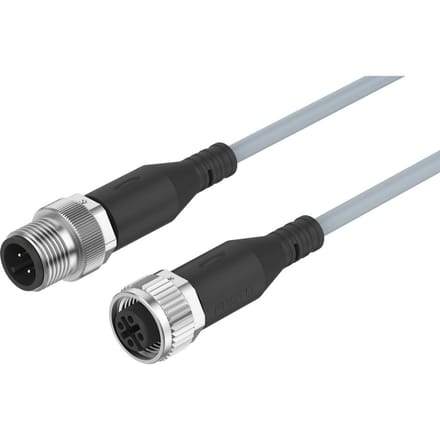 Festo Aansluitkabel M12x1/M8x1 A- Gecodeerd EN 61076-2-101 2.5m - 554036