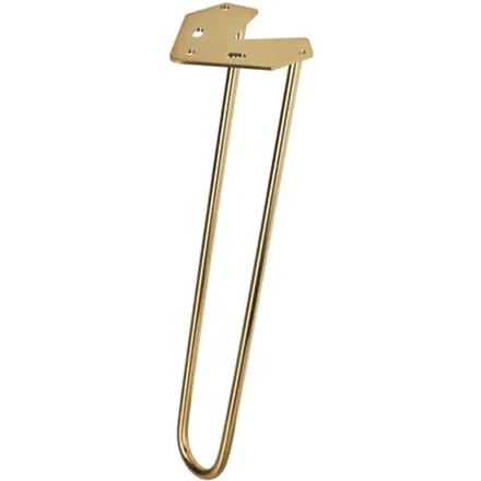 Duraline Meubelpoot Draad Goud 42cm 4pp