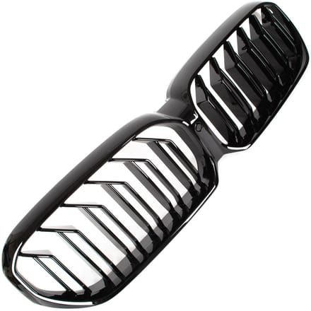 ModEcar - Grille Tussen Koplampen - BLACK GLOSSY DOUBLE BAR - BMW 5 G30 G31 LCI 2020