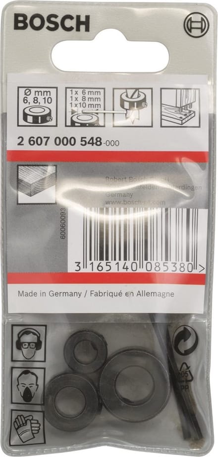 Bosch Accessories Bosch 2607000548 Set diepteaanslagen, 3-delig, 6, 8, 10 mm