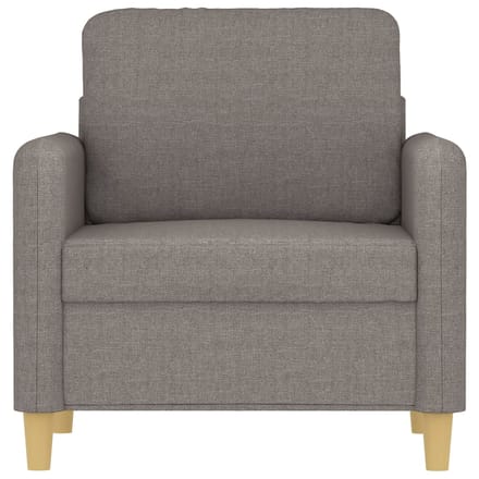 vidaXL - Fauteuil - 60 - cm - stof - taupe