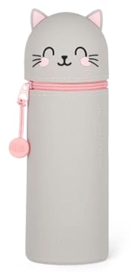 Zacht Siliconen 2-in-1 Etui - Kawaii Penhouder met Ritssluiting