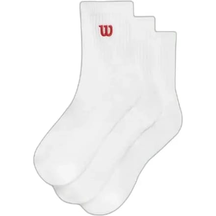 Wilson Quarter Top Sokken 3 Eenheden Wit EU 38-42