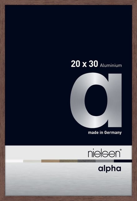 Nielsen Alpha Aluminium Fotolijst Wenge 20x30cm