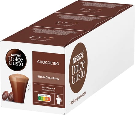 Nescafé Dolce Gusto capsules Chococino - 48 cups voor 24 koppen chocolademelk